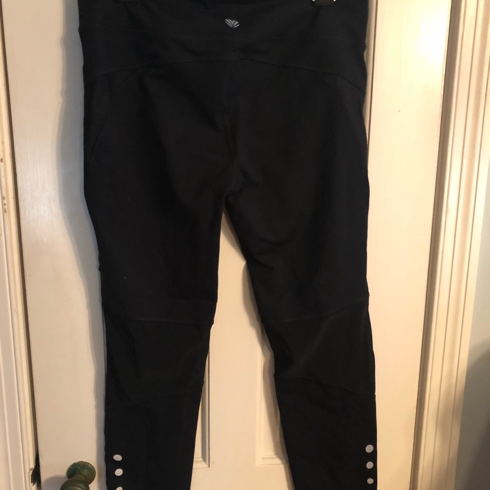 Full length mesh panel workout leggings